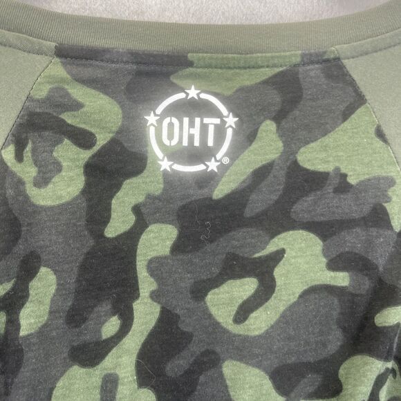 Vanderbilt Commodores Colosseum Military Camo Crop Top Long Sleeve Shirt Xl - Picture 8 of 10